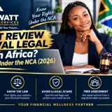 Is debt review removal legal in South Africa? Infographic explaining legal debt review removal routes under the National Credit Act, including Form 19 clearance, court rescission and sequestration — Megawatt Financial Services NCRDC3803.
